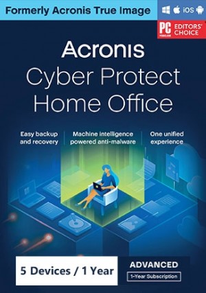Acronis Cyber Protect Home Office Advanced /5 Devices (1 Year )