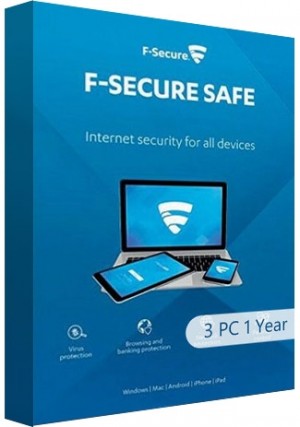 F-Secure Internet Security /3 PCs (1 Year)