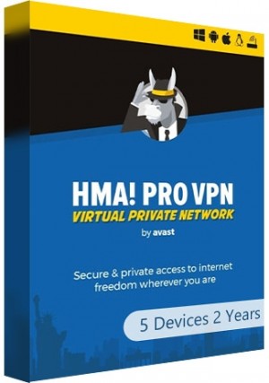 HMA! Pro VPN /5 Devices (2 Years)